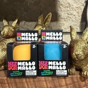 🐰🌷SET OF 2! NeeDoh Mello Mallo Squishy Toys